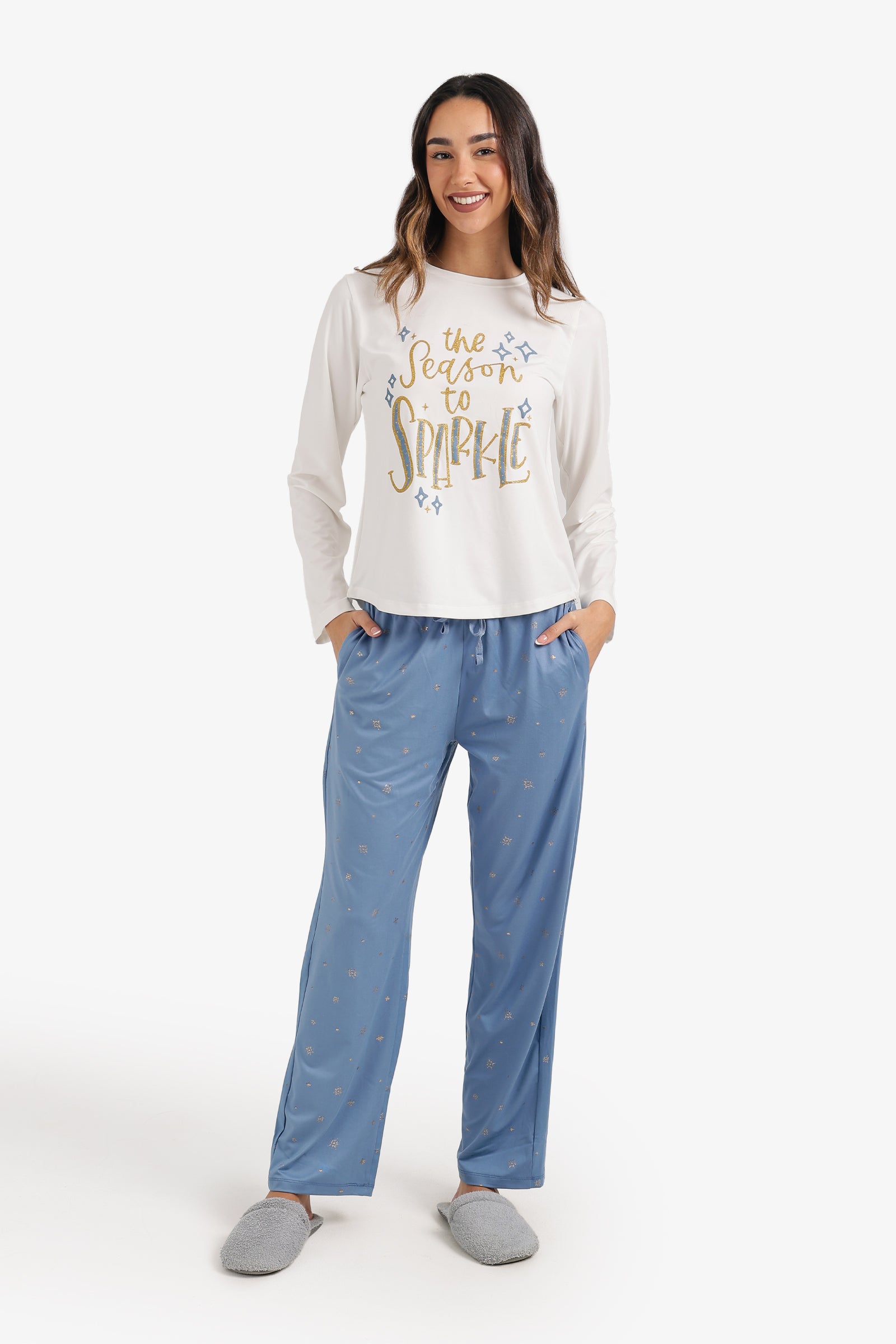 Sparkly Print Pyjama Set