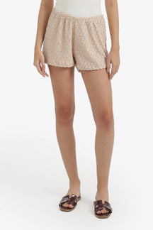 Self patterned Beach Shorts