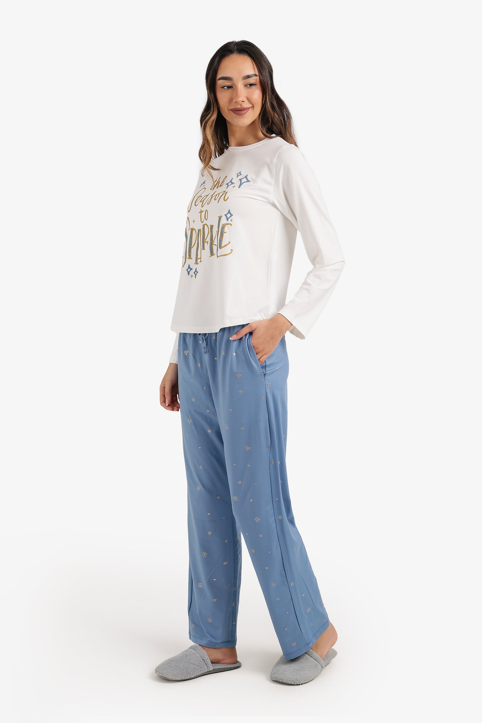 Sparkly Print Pyjama Set