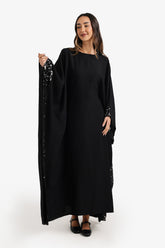 Sequin-Trimmed Abaya