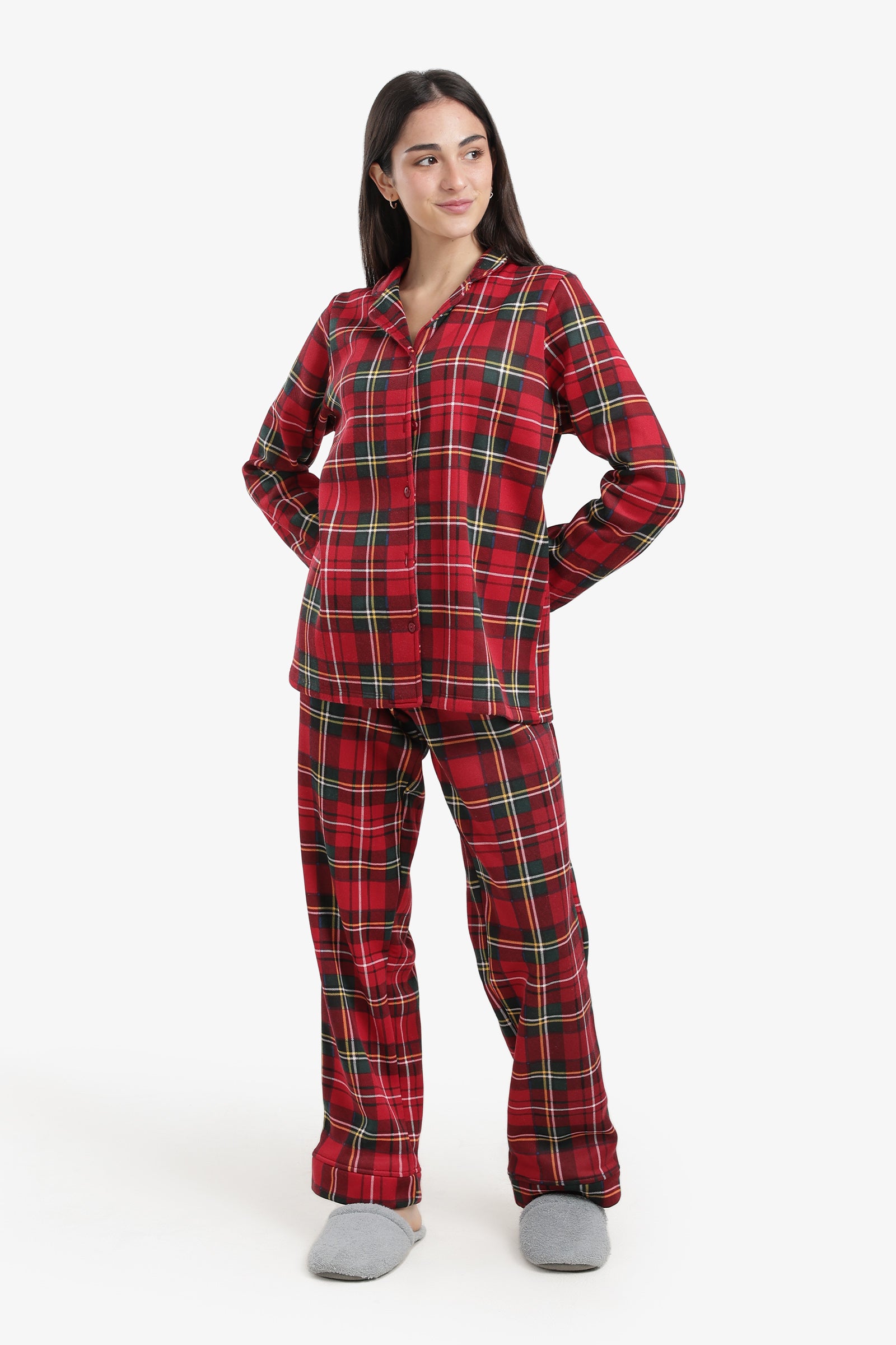 Checkered Christmas Pyjama Set