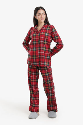 Checkered Christmas Pyjama Set