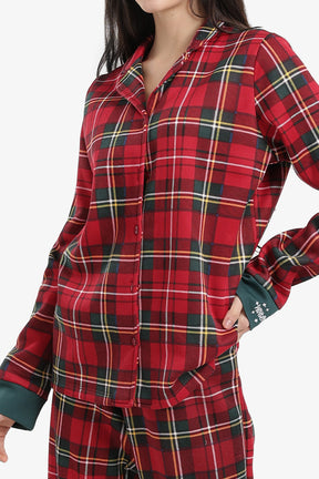 Checkered Christmas Pyjama Set