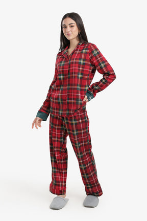 Checkered Christmas Pyjama Set