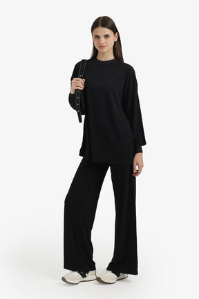 Relaxed Slip-On Blouse