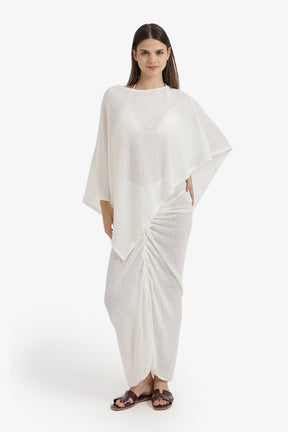 Asymmetrical Beach Poncho