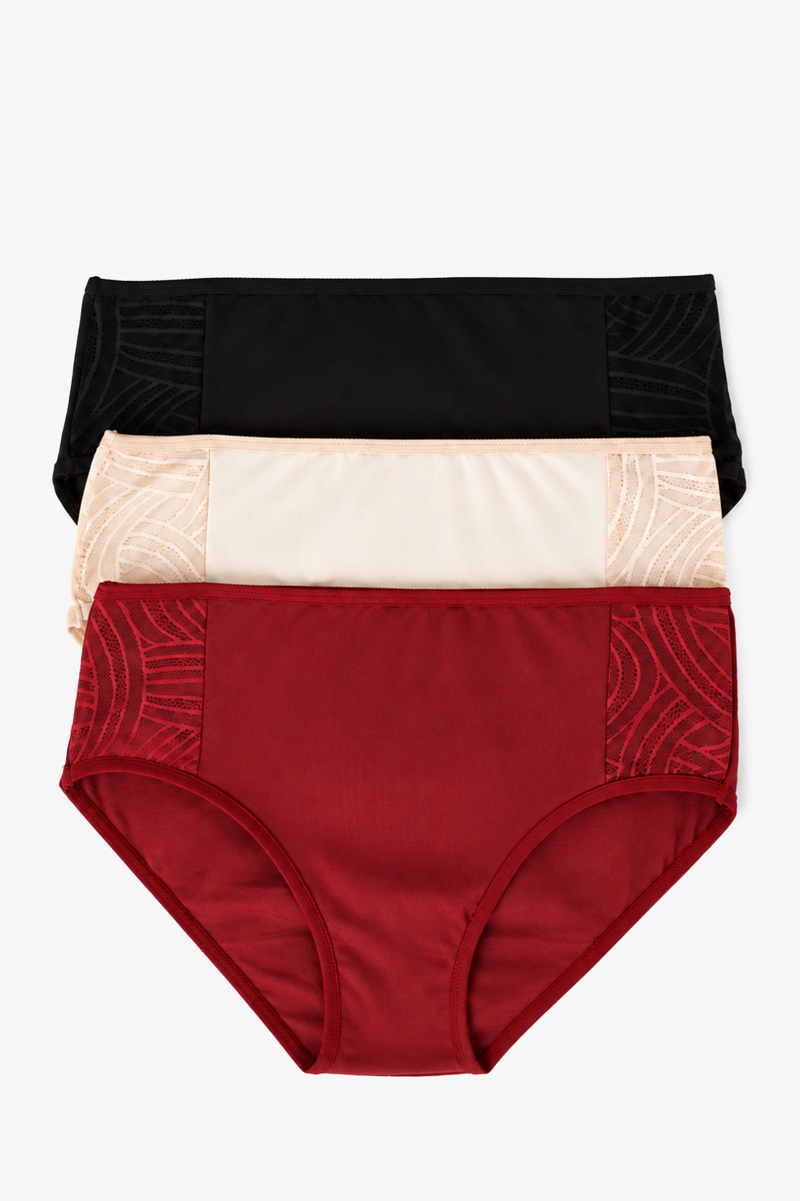 Pack of 3 Colored Brief Panties