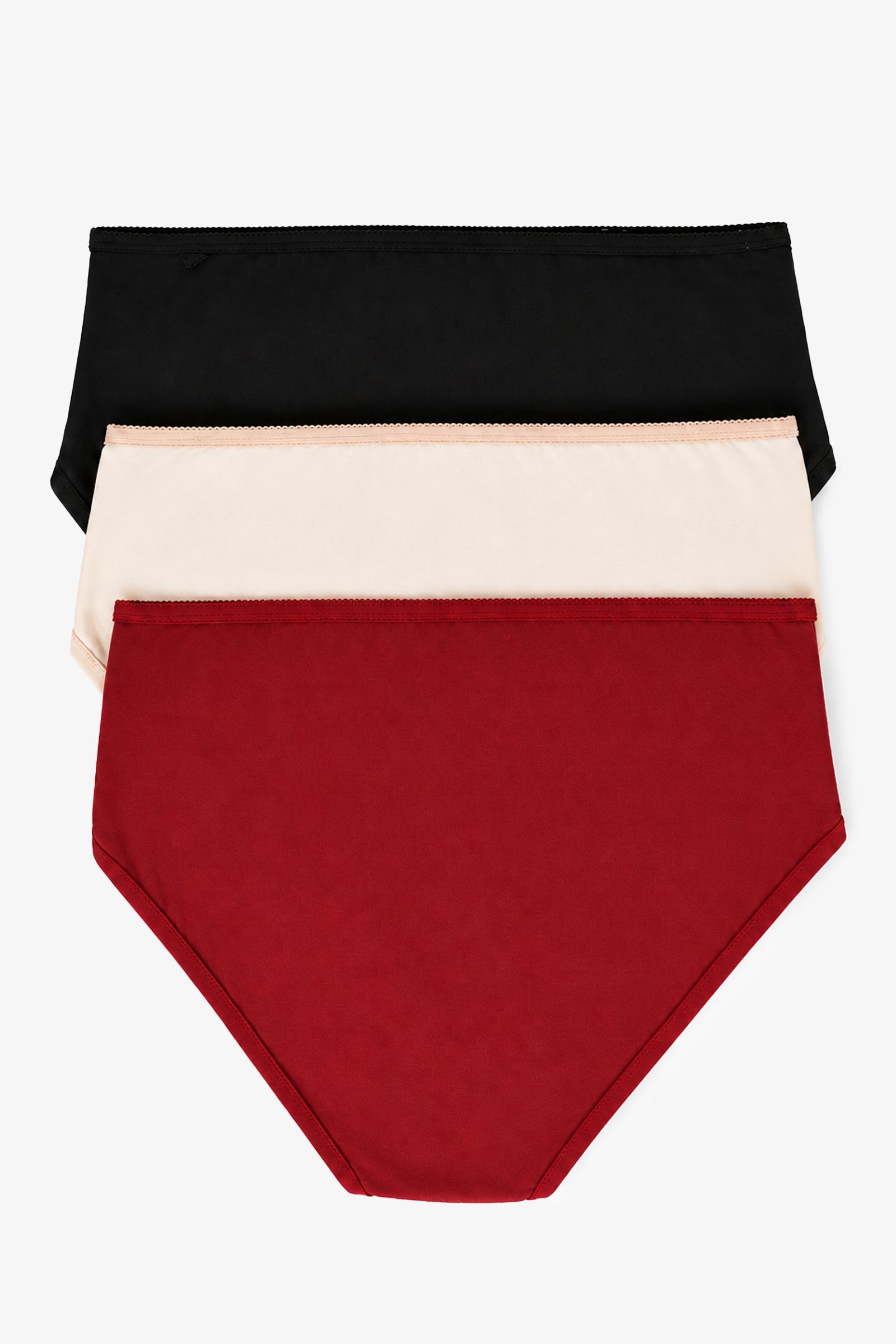 Pack of 3 Colored Brief Panties