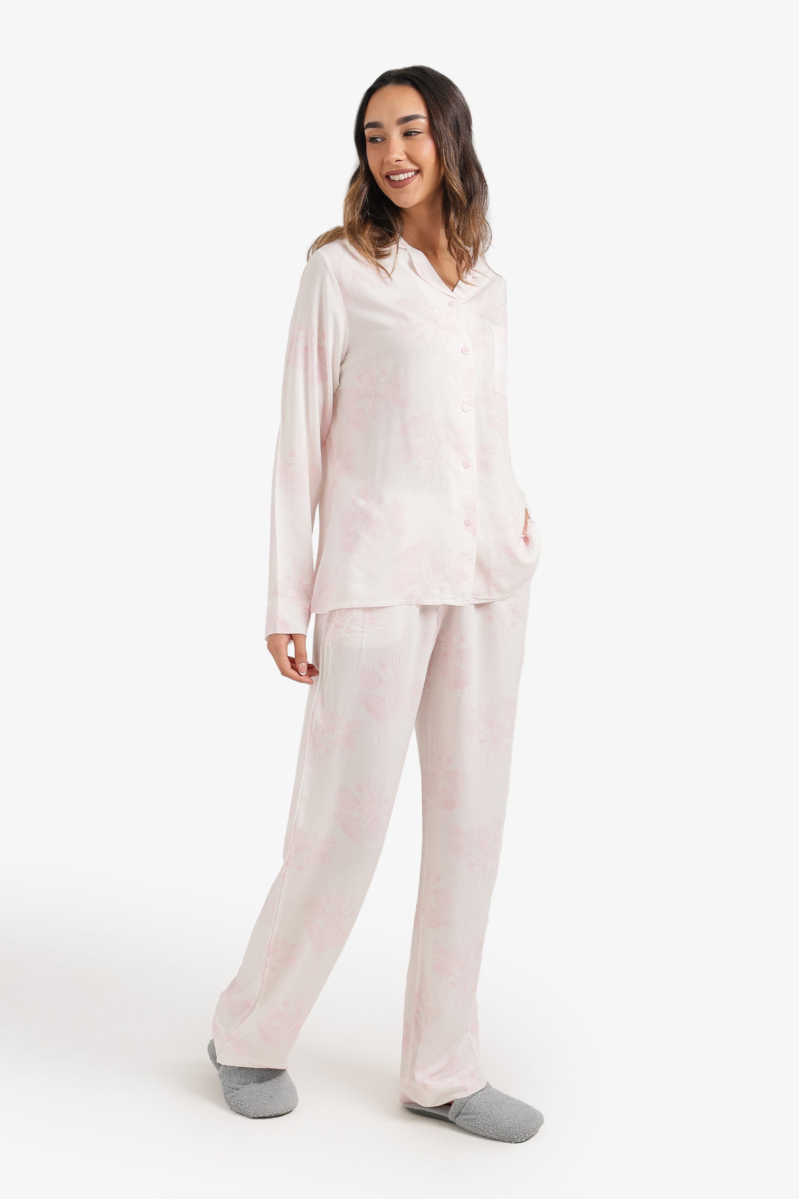 Floral Print Pyjama Set