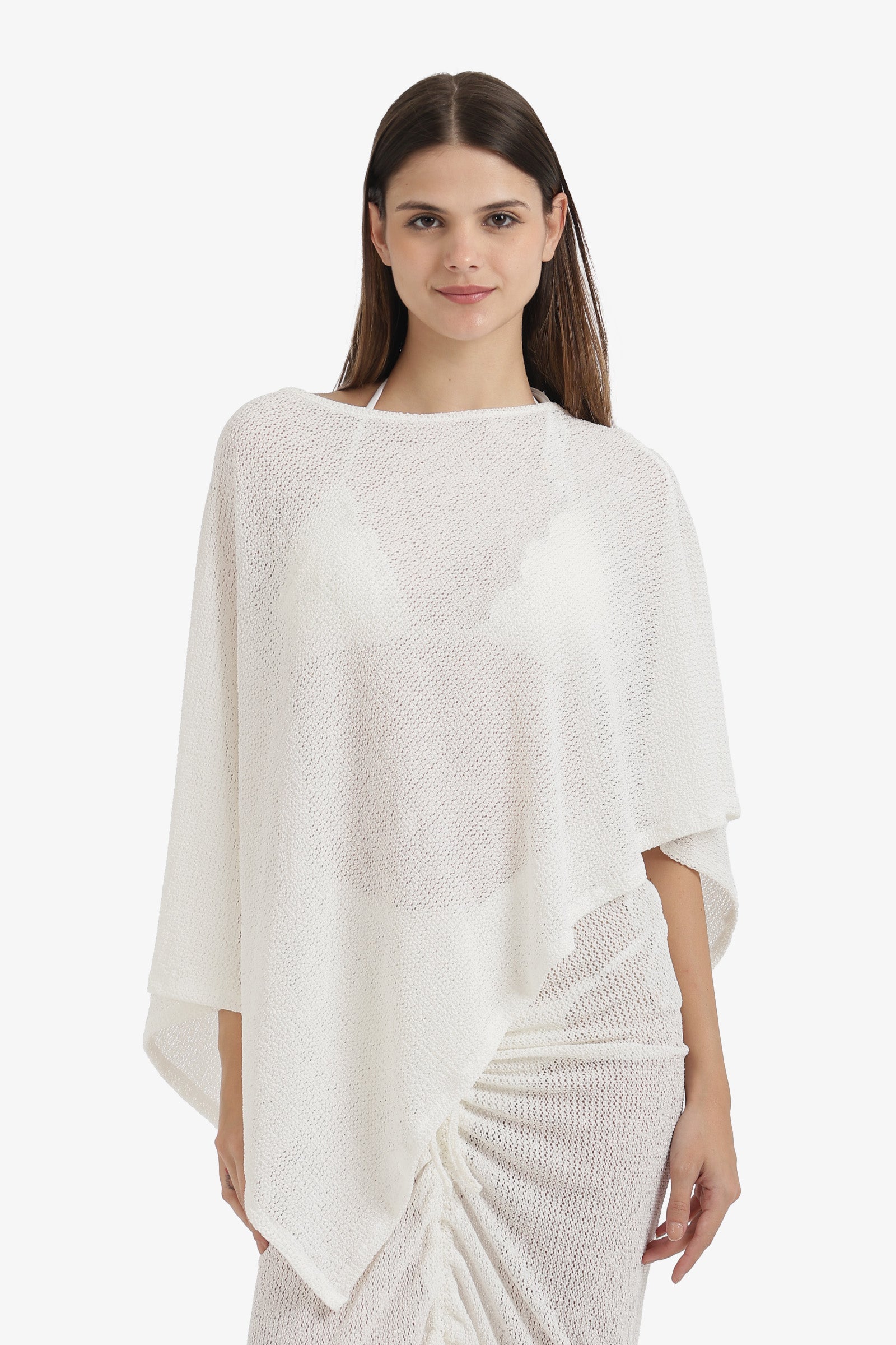 Asymmetrical Beach Poncho