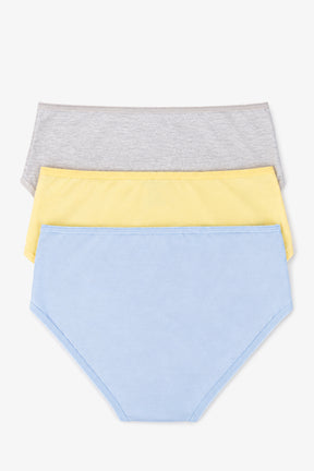 Pack of 3 Colored Brief Panties