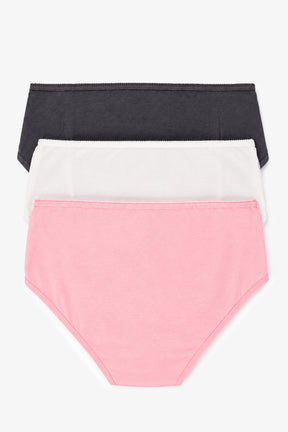 Pack of 3 Colored Brief Panties