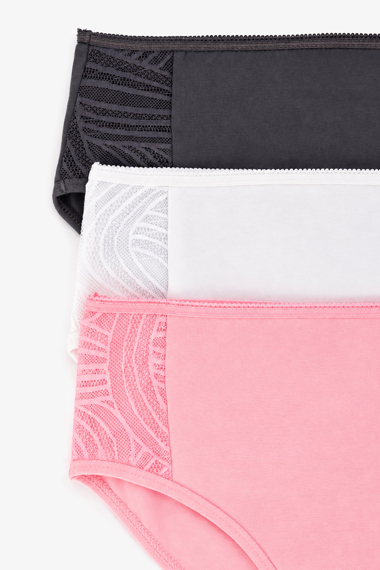 Pack of 3 Colored Brief Panties