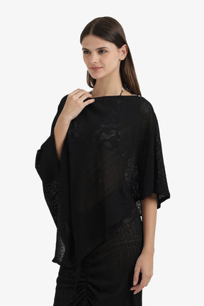 Asymmetrical Beach Poncho