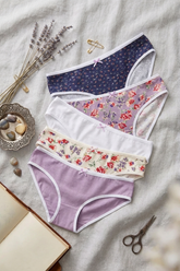 Pack of 5 Colored Bikini Panties