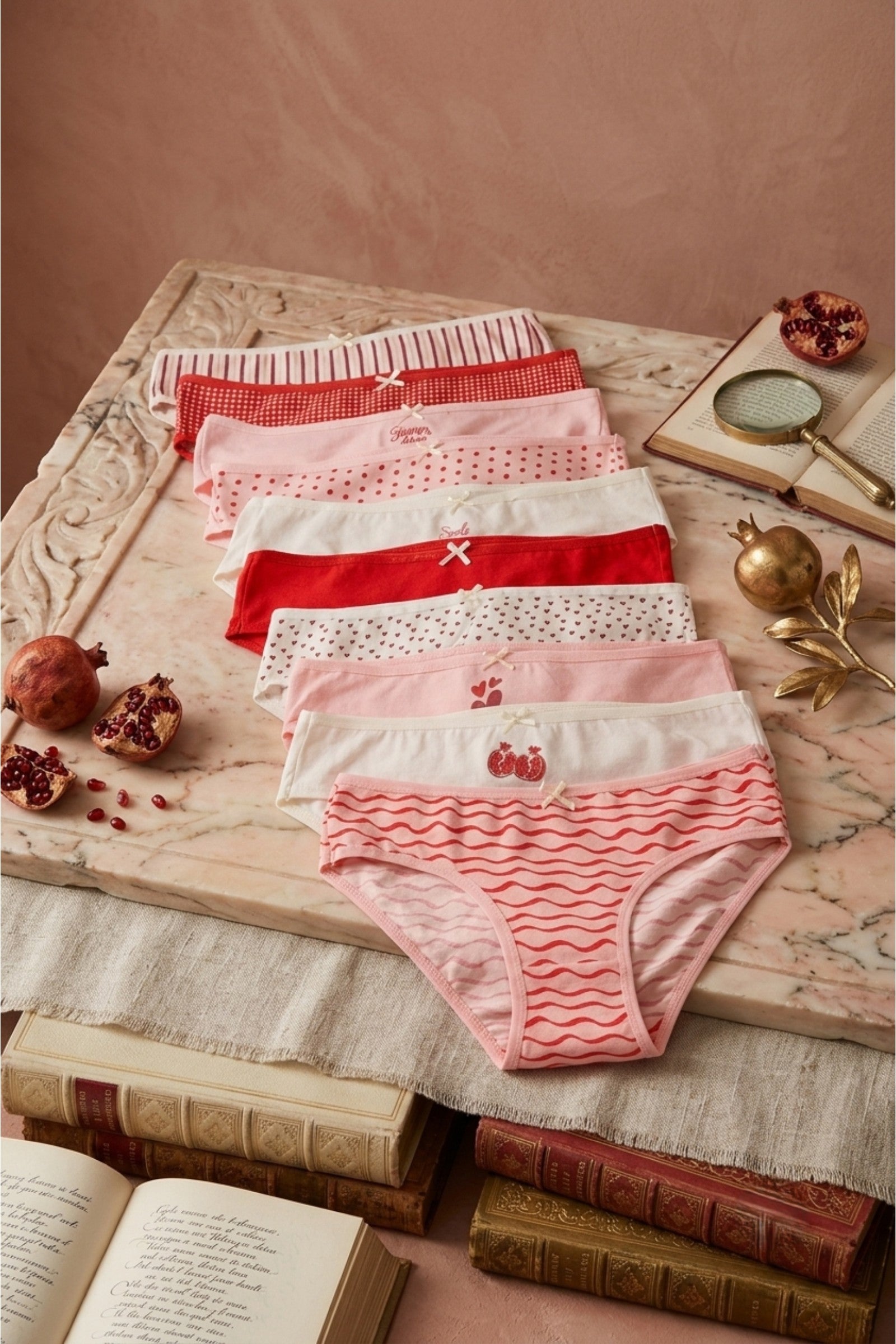 Pack of 10 Colored Bikini Panties