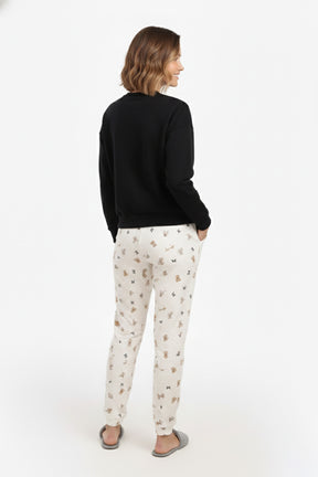 Pyjama Set with Chest Print