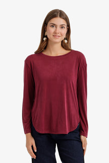 Curved Hem T-Shirt