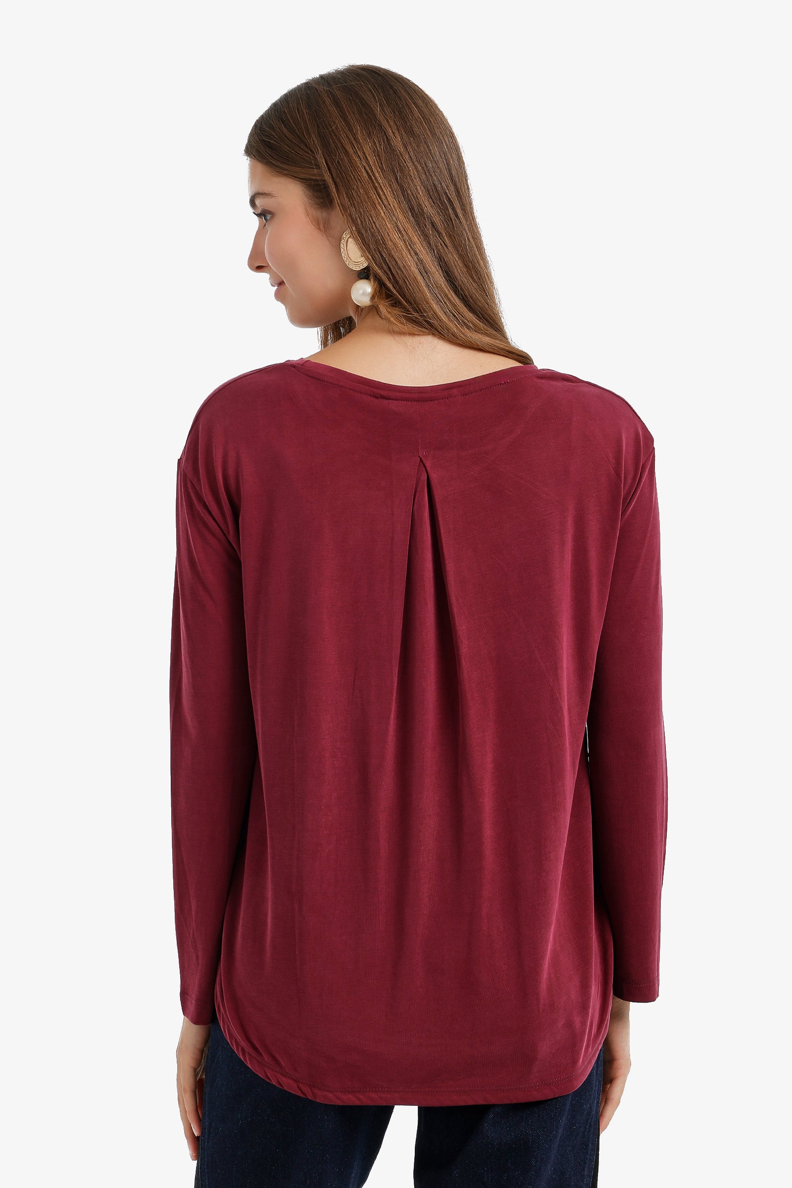 Curved Hem T-Shirt