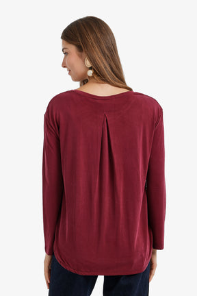 Curved Hem T-Shirt