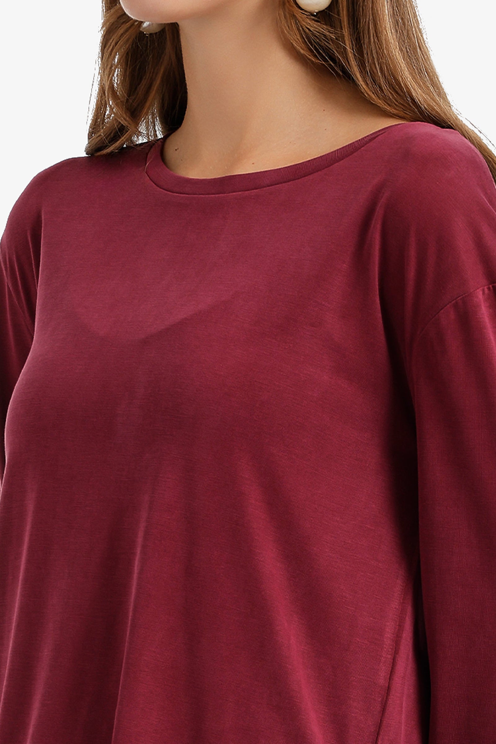 Curved Hem T-Shirt
