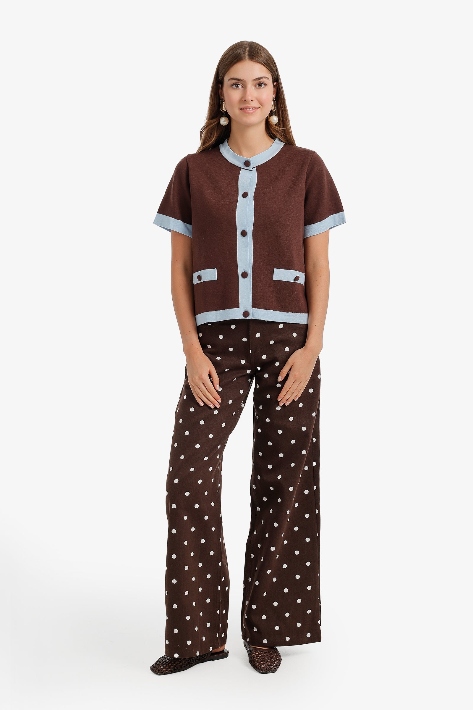 Contrast-Trim Top