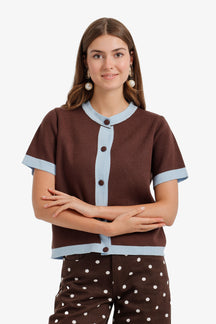 Contrast-Trim Top