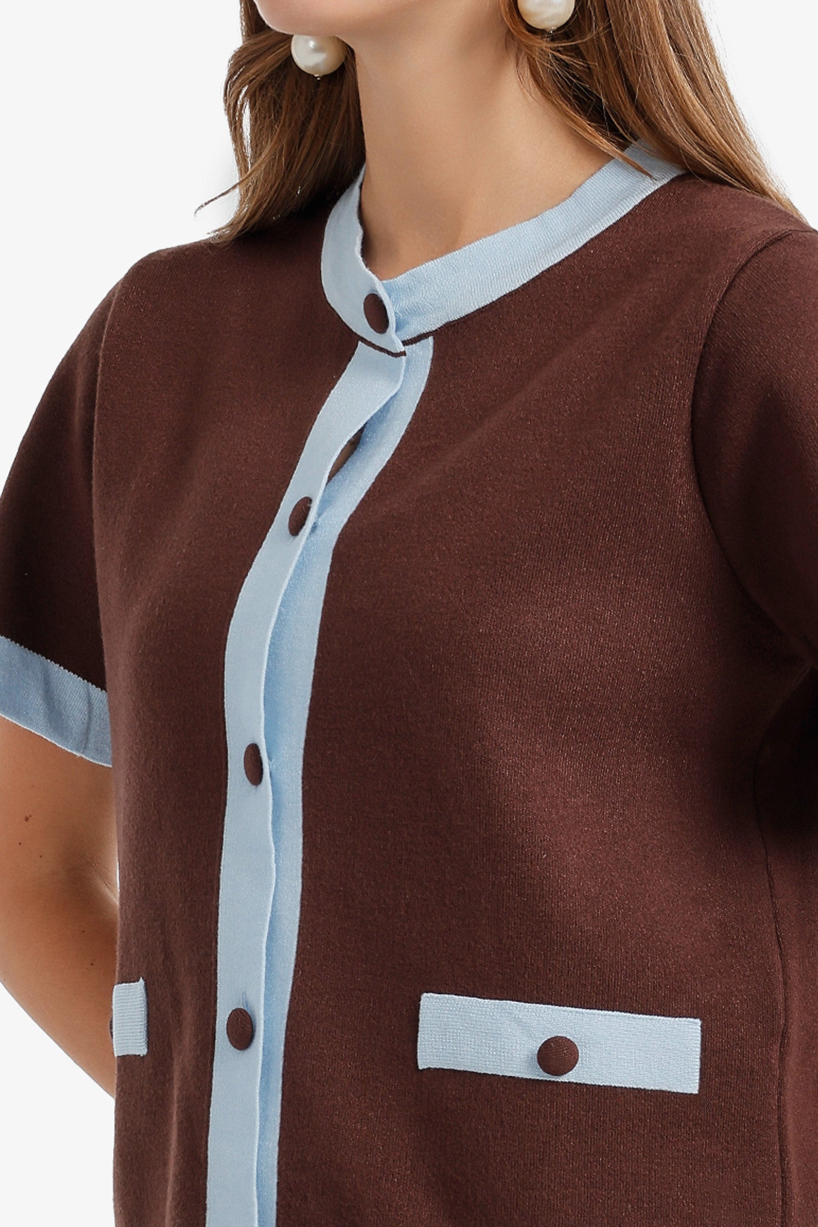 Contrast-Trim Top