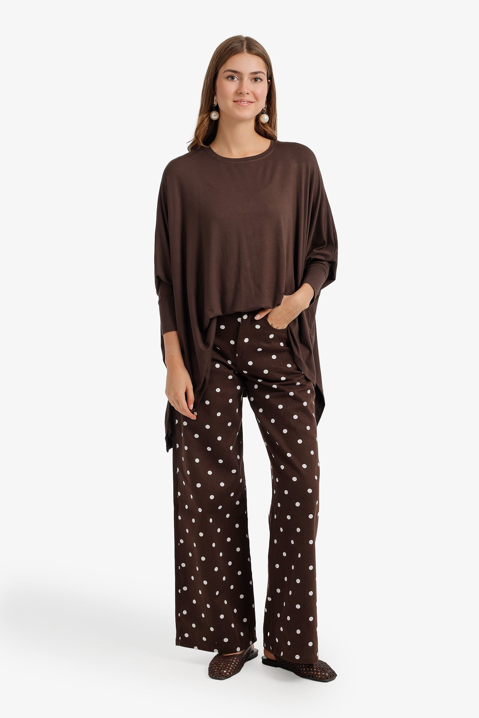 Flowy Asymmetric Poncho