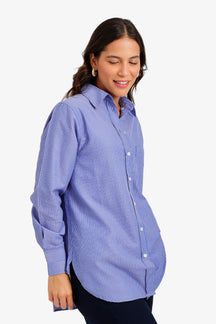 Chest-Pocket Striped Shirt