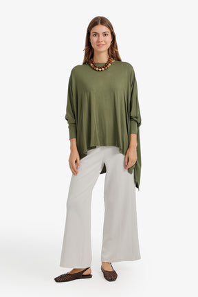 Flowy Asymmetric Poncho