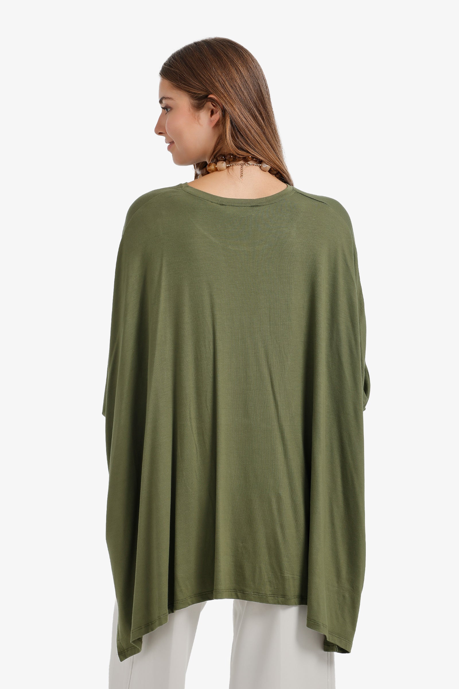 Flowy Asymmetric Poncho