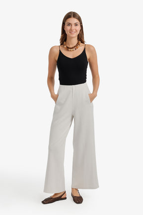 High Waist Pocketed Pants