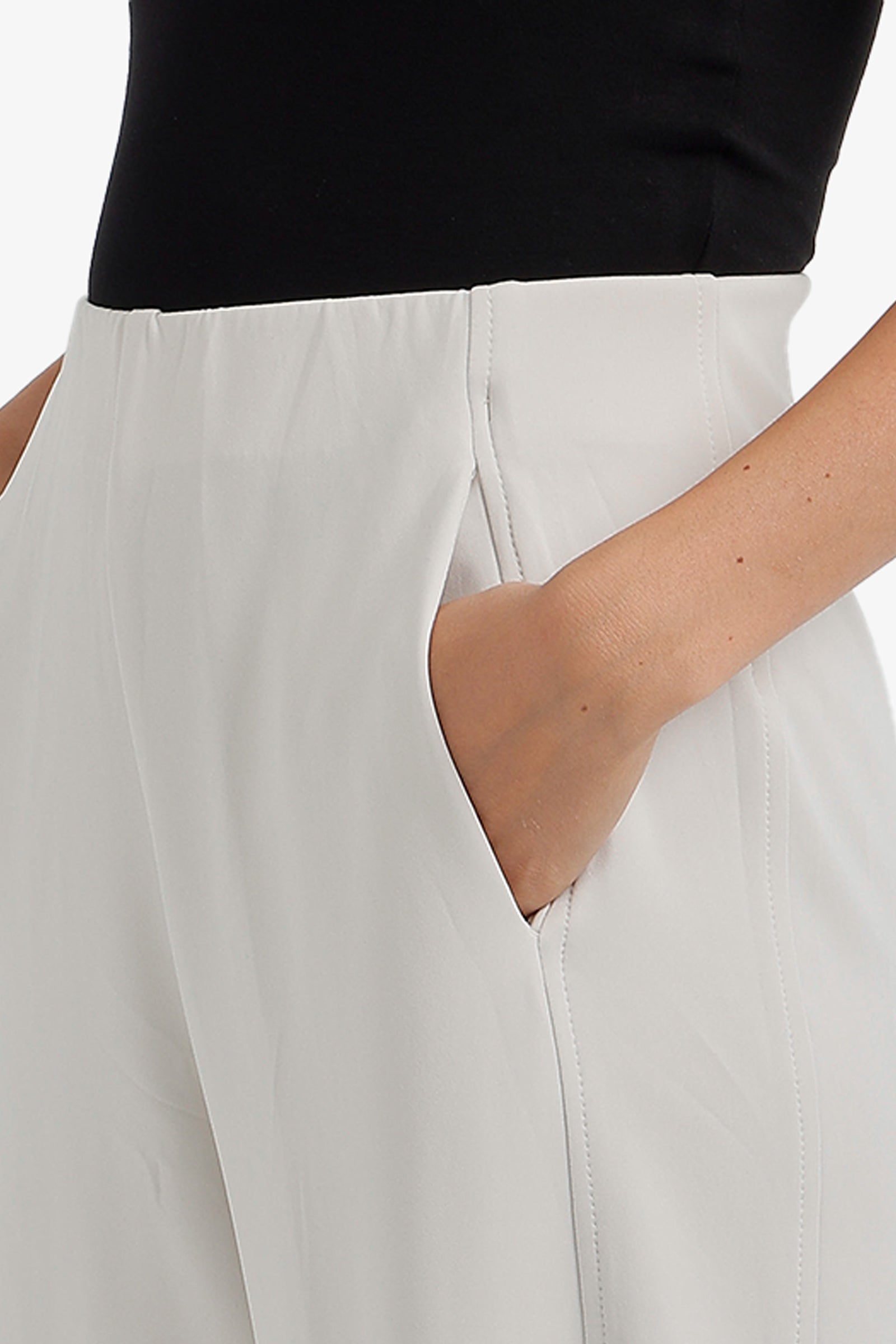 High Waist Pocketed Pants