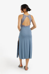 Side-Slit Midi Nightgown