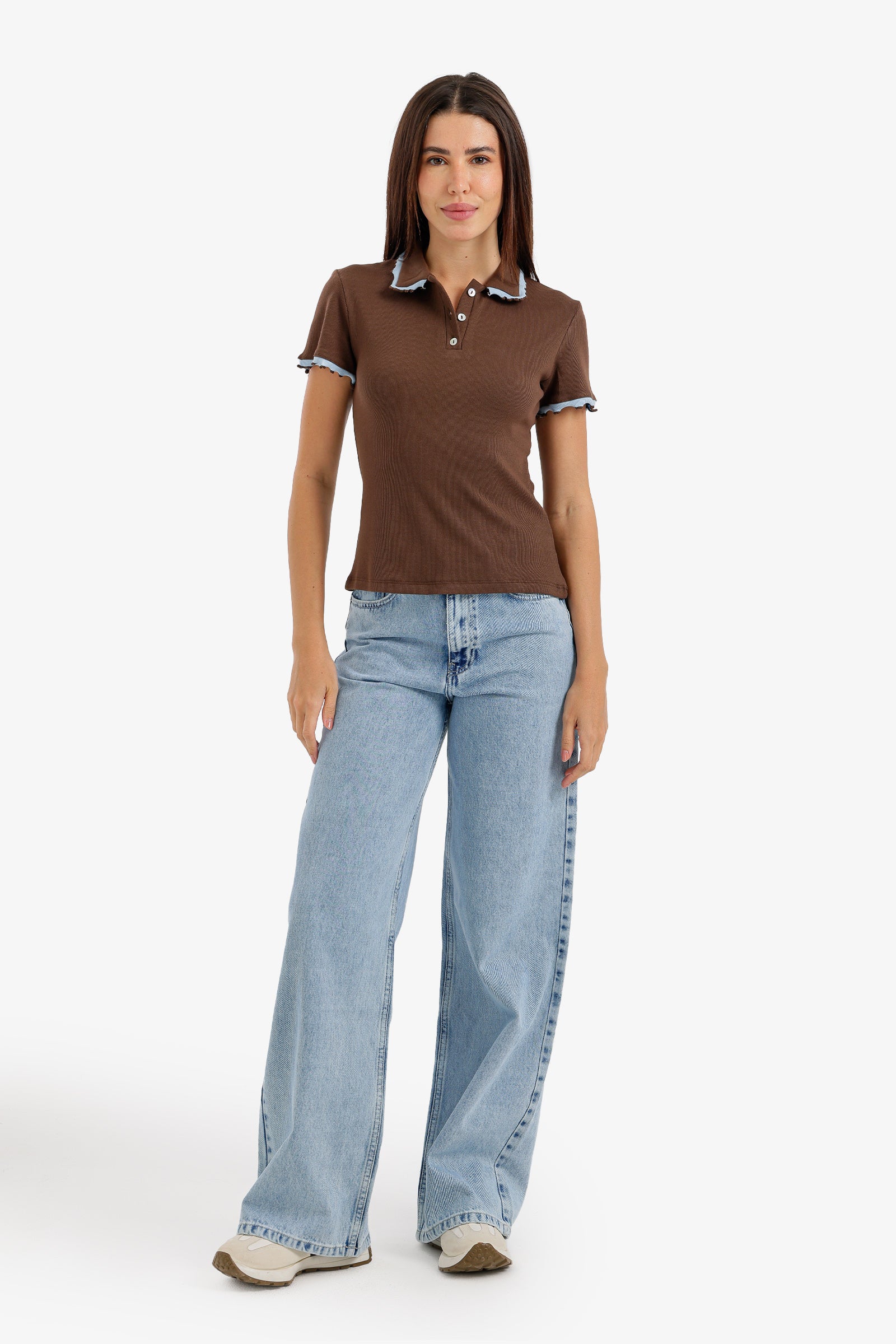 Contrast Lettuce Edge Top