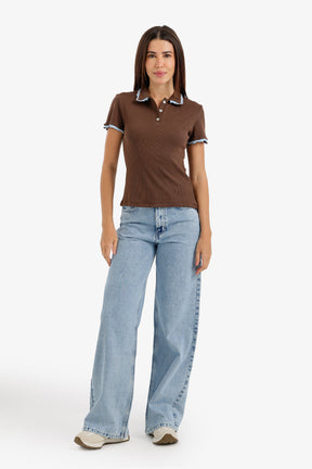 Contrast Lettuce Edge Top