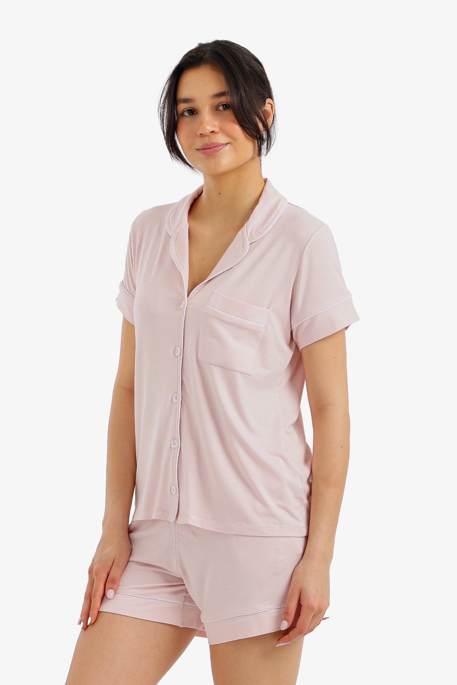 Piped Short Pyjama Set