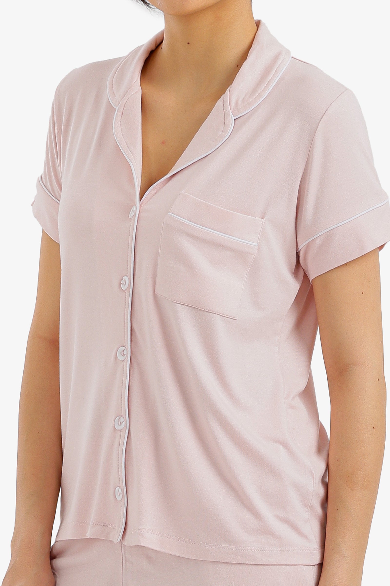 Piped Short Pyjama Set