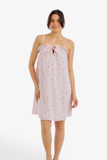 Striped Bow Nightgown