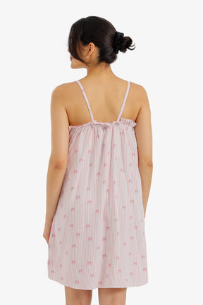Striped Bow Nightgown