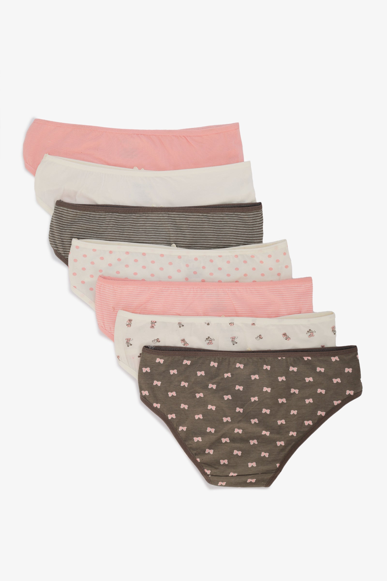 Pack of 7 Colored Bikini Panties