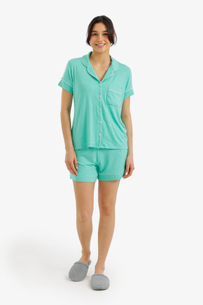 Piped Short Pyjama Set
