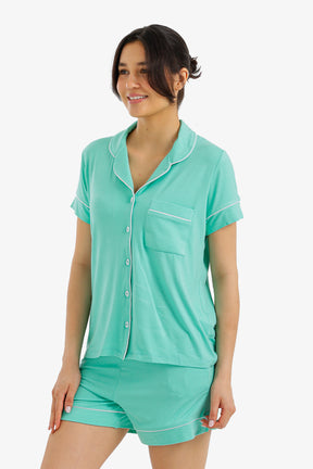 Piped Short Pyjama Set