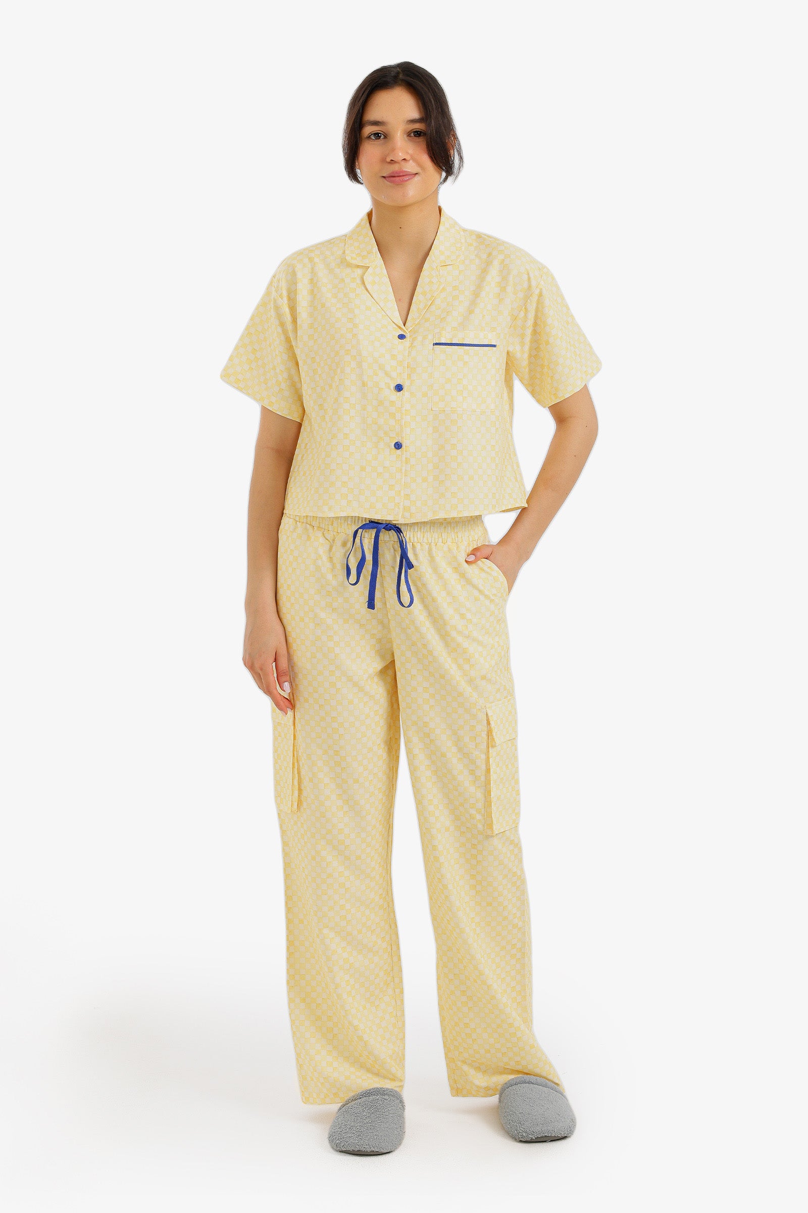 Checkered Pyjama Set