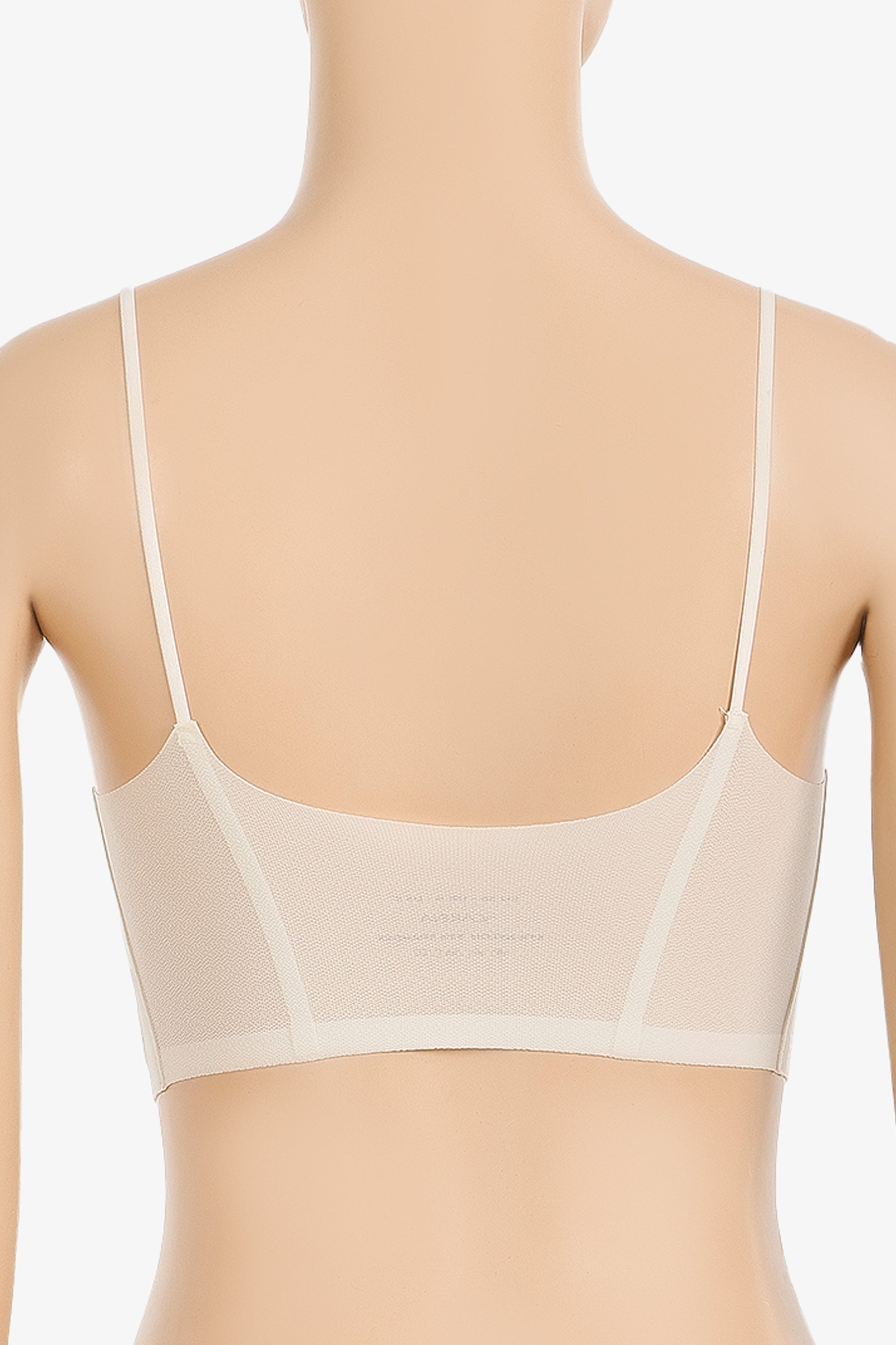 Seamless Spaghetti-Strap Bra