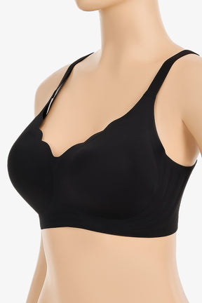 Scalloped Full Coverage Bra