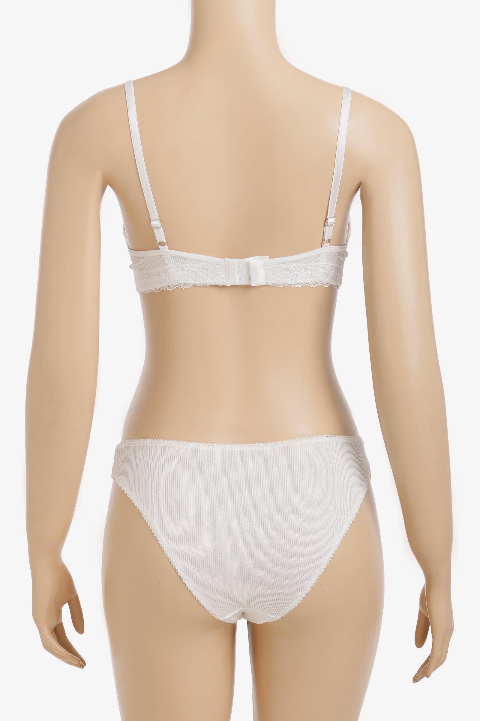 Lace Detailed Ribbed Set