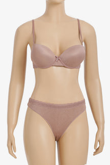 Lace Detailed Ribbed Set