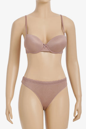 Lace Detailed Ribbed Set